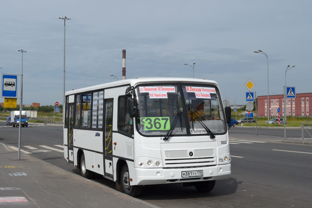 Санкт-Петербург, ПАЗ-320402-05 № 3002