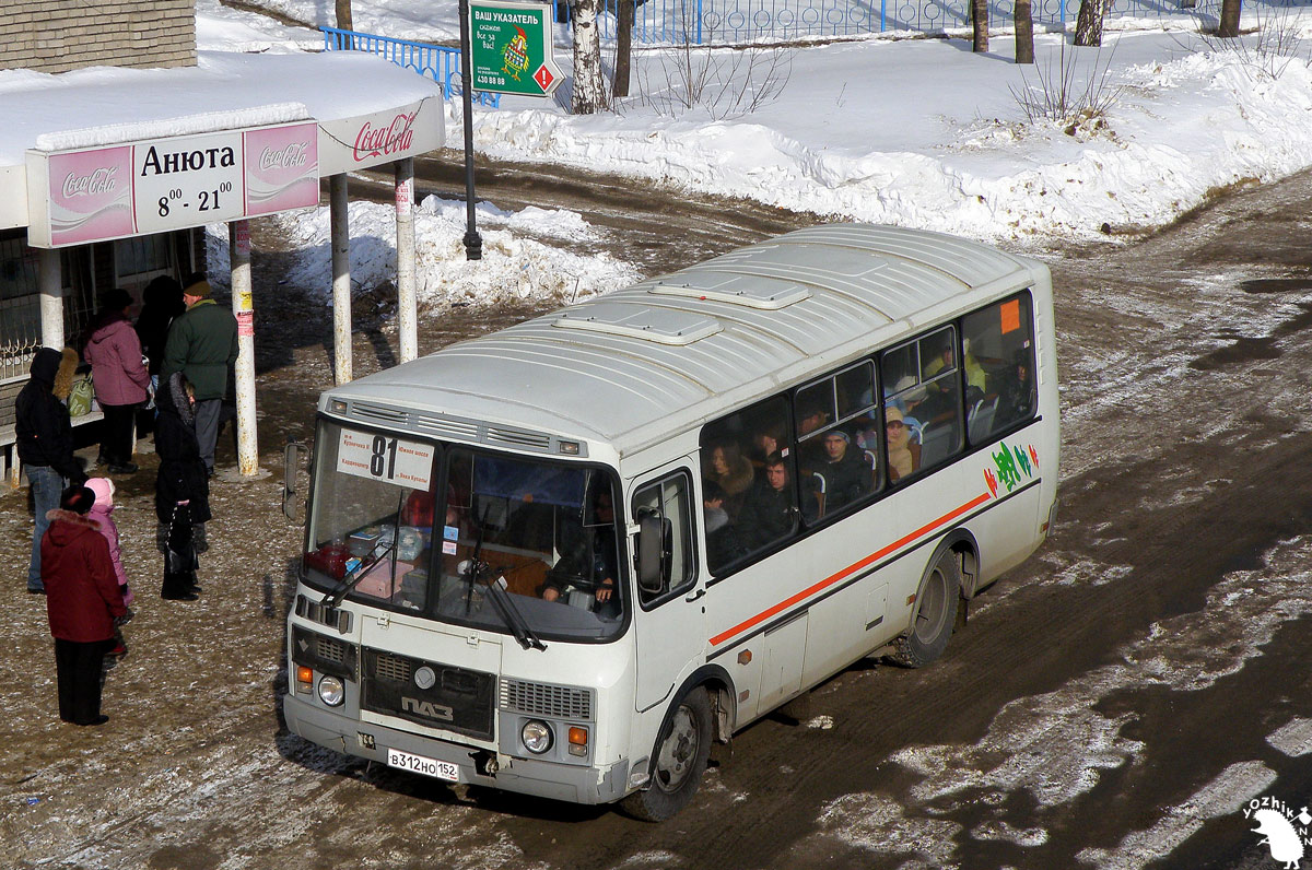 Нижегородская область, ПАЗ-32054 № В 312 НО 152