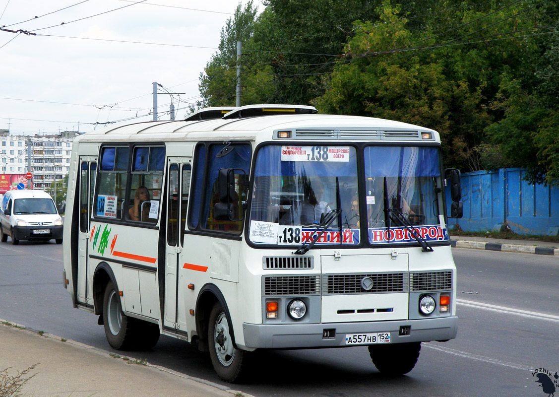 Нижегородская область, ПАЗ-32054 № А 557 НВ 152