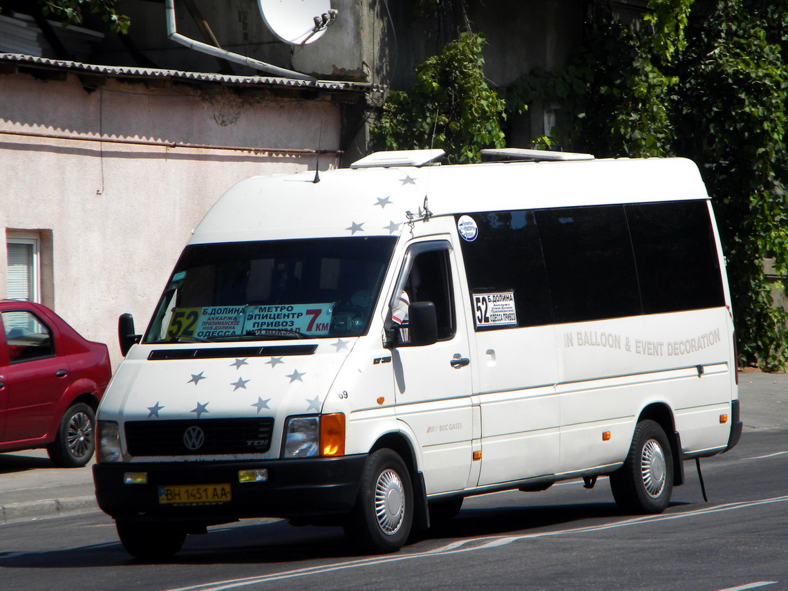 Одесская область, Volkswagen LT35 № BH 1451 AA