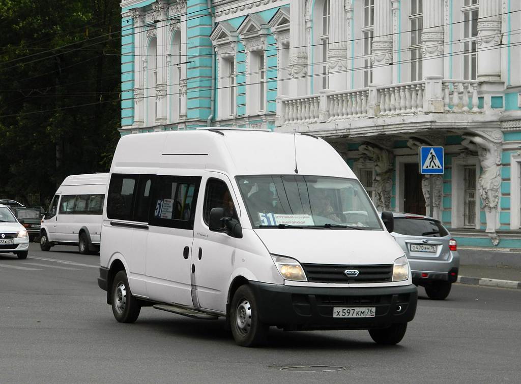 Ярославская область, ПАЗ-22353 (LDV Maxus) № Х 597 КМ 76