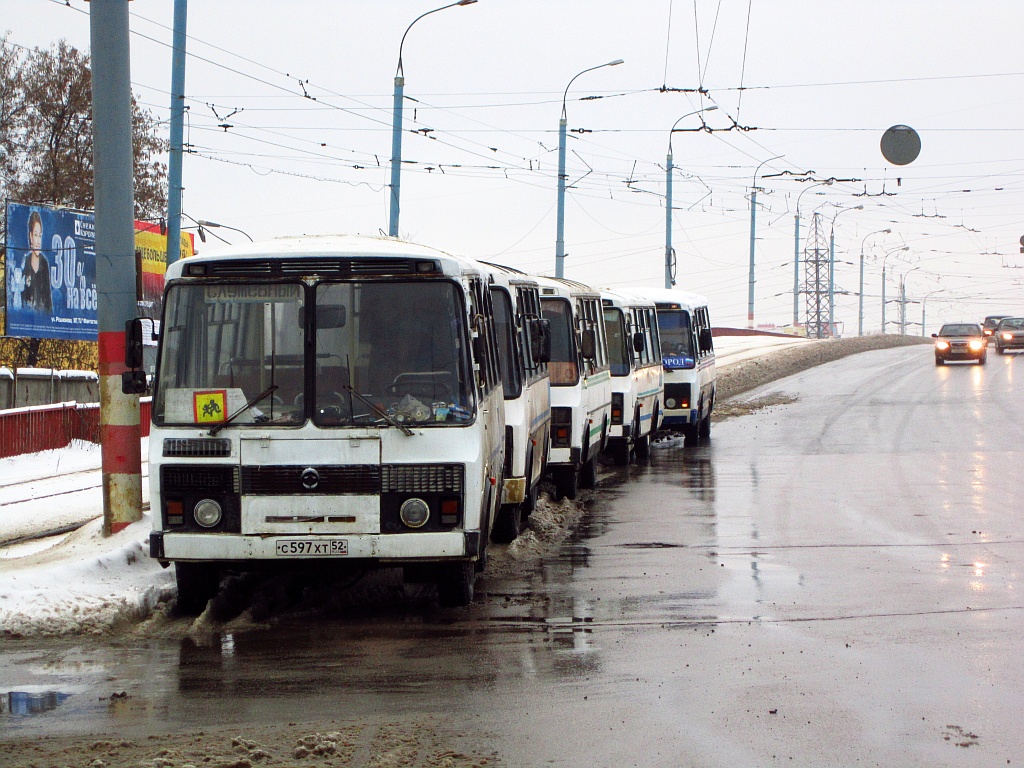 Нижегородская область, ПАЗ-3205 (00) № С 597 ХТ 52; Нижегородская область — Разные фотографии