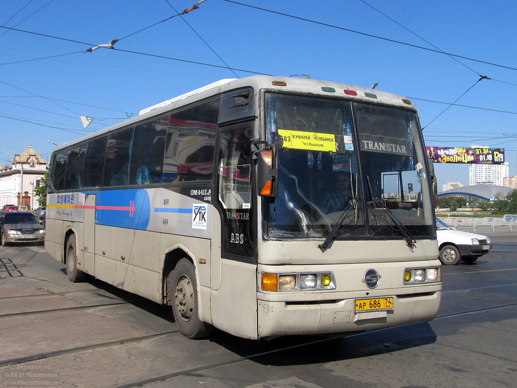 Челябинская область, SsangYong TransStar № АР 686 74