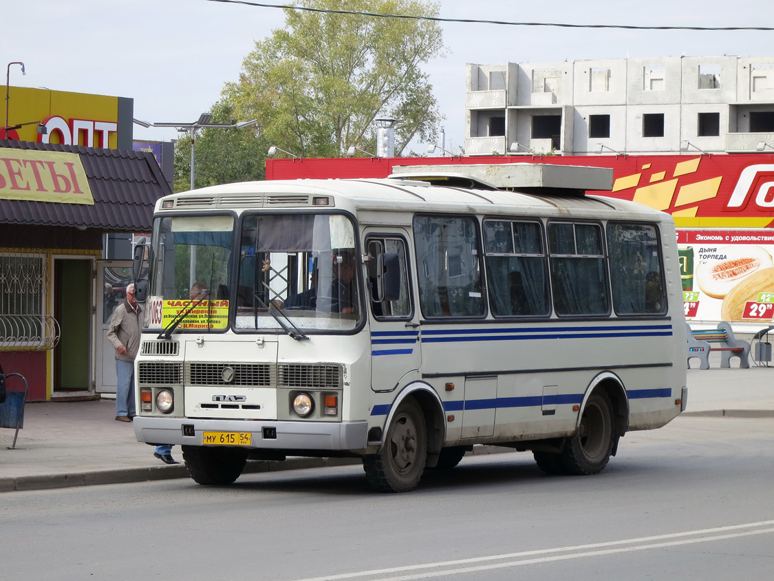 Новосибирская область, ПАЗ-32054 № МУ 615 54