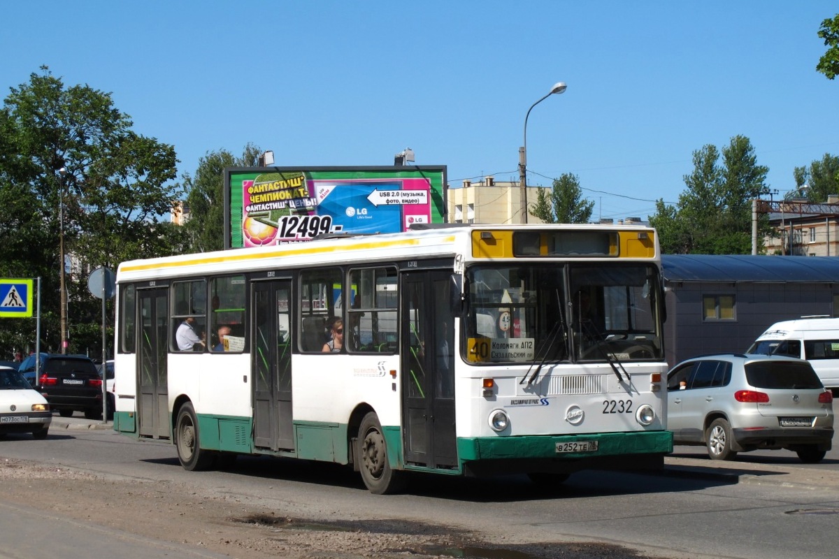 Санкт-Петербург, ЛиАЗ-5256.25 № 2232