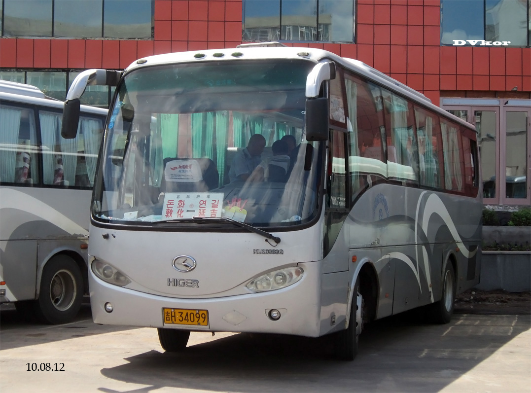 Китай, Higer KLQ6883Q (King Long) № 吉H 34099