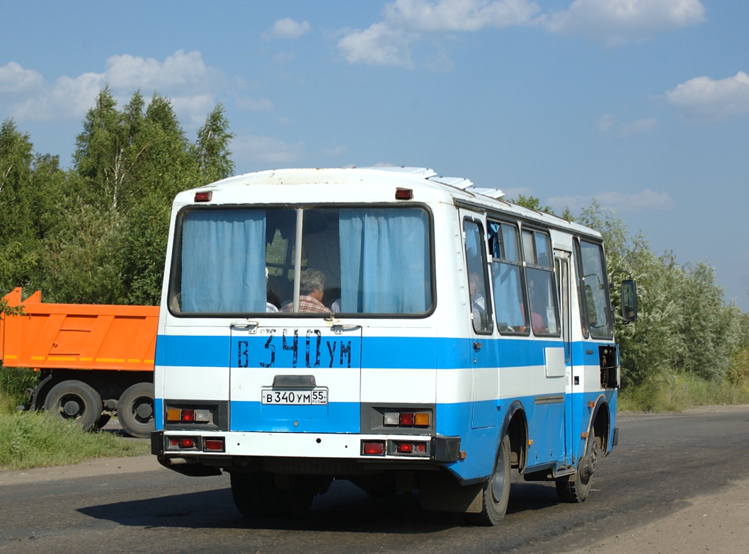 Омская область, ПАЗ-3205-110 № В 340 УМ 55