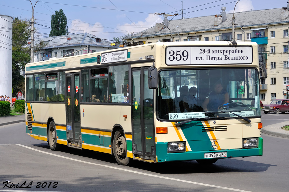 Липецкая область, Mercedes-Benz O405N № Н 093 РН 48