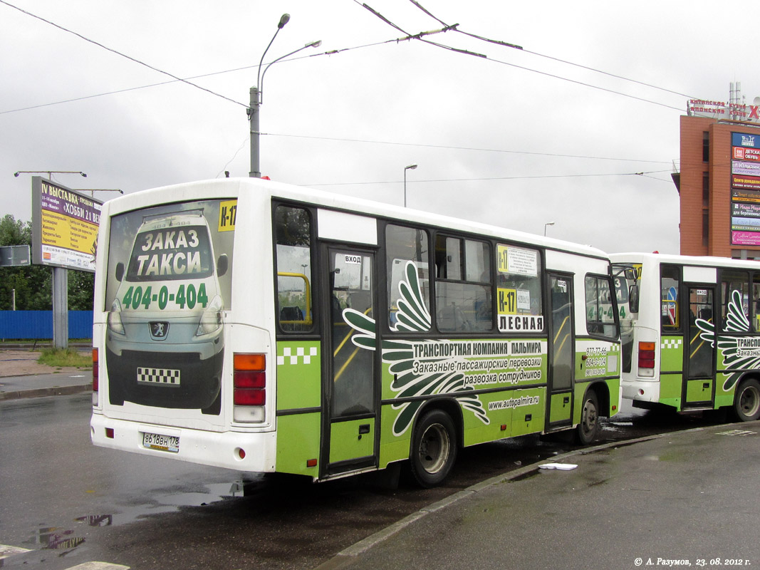 Санкт-Петербург, ПАЗ-320402-03 № В 618 ВН 178