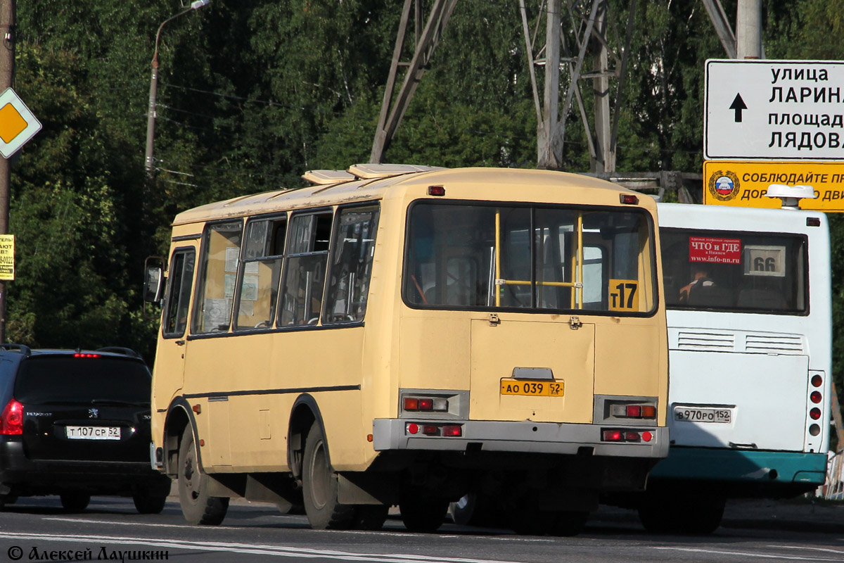 Нижегородская область, ПАЗ-32054 № АО 039 52