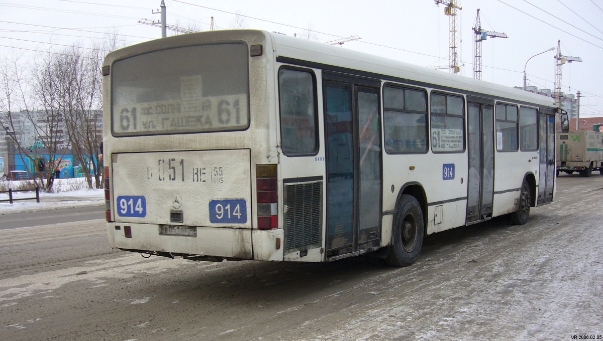 Омская область, Mercedes-Benz O345 № 914