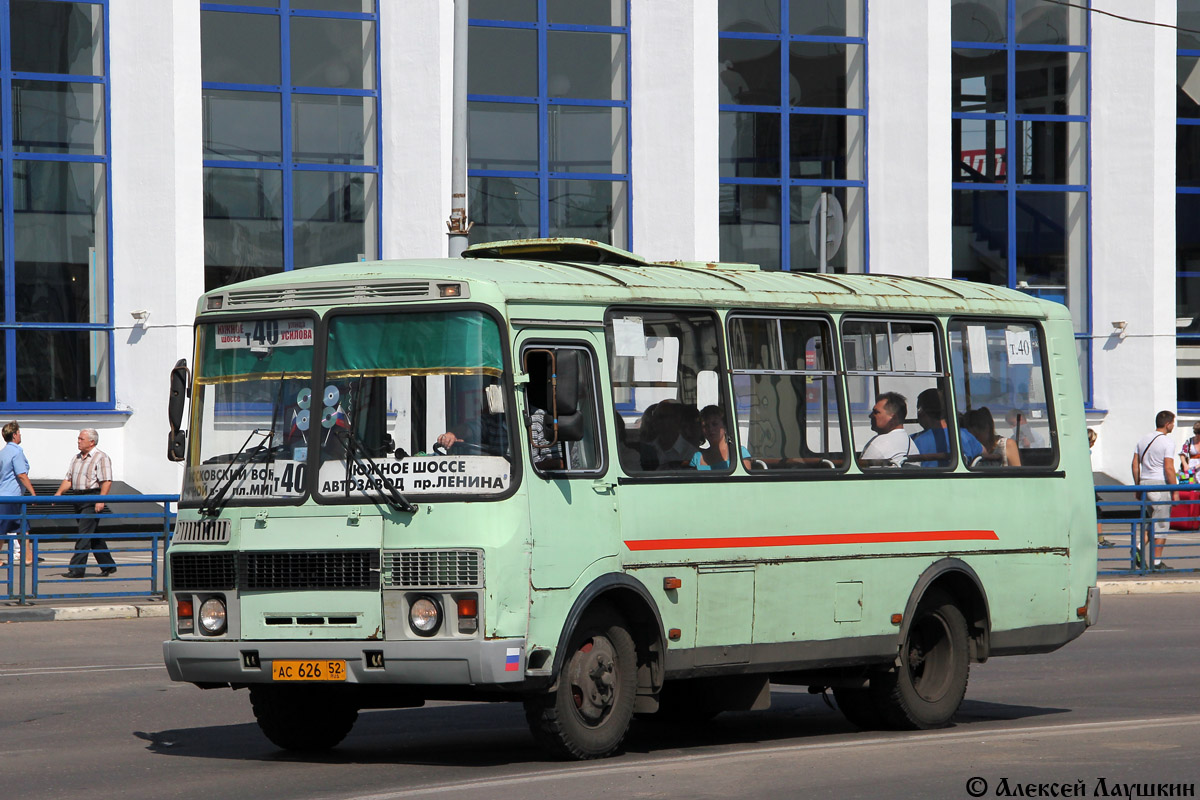 Nizhegorodskaya region, PAZ-32054 č. АС 626 52