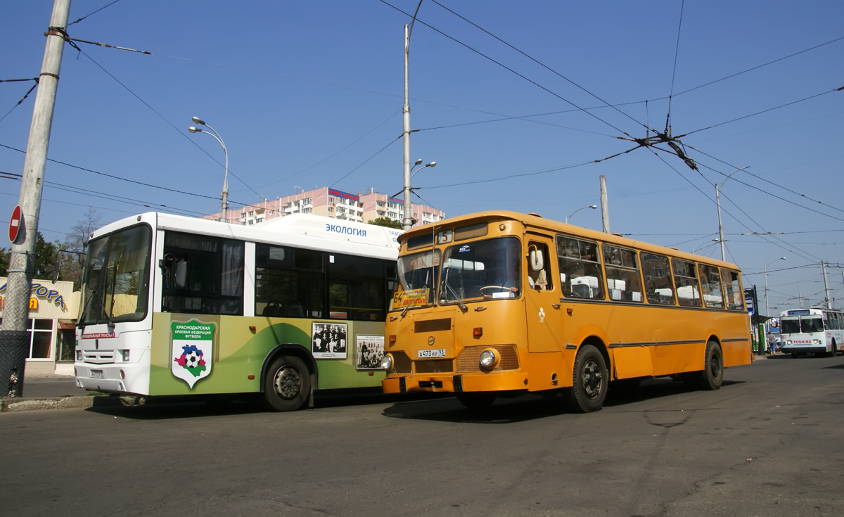 Краснодарский край — Поездка на последнем краснодарском ЛиАЗ-677М 25.08.2012 г.