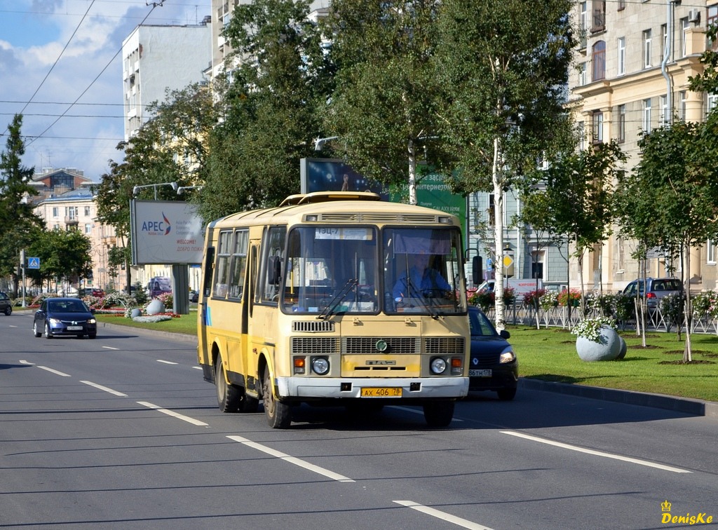 Санкт-Петербург, ПАЗ-32053 № АХ 406 78