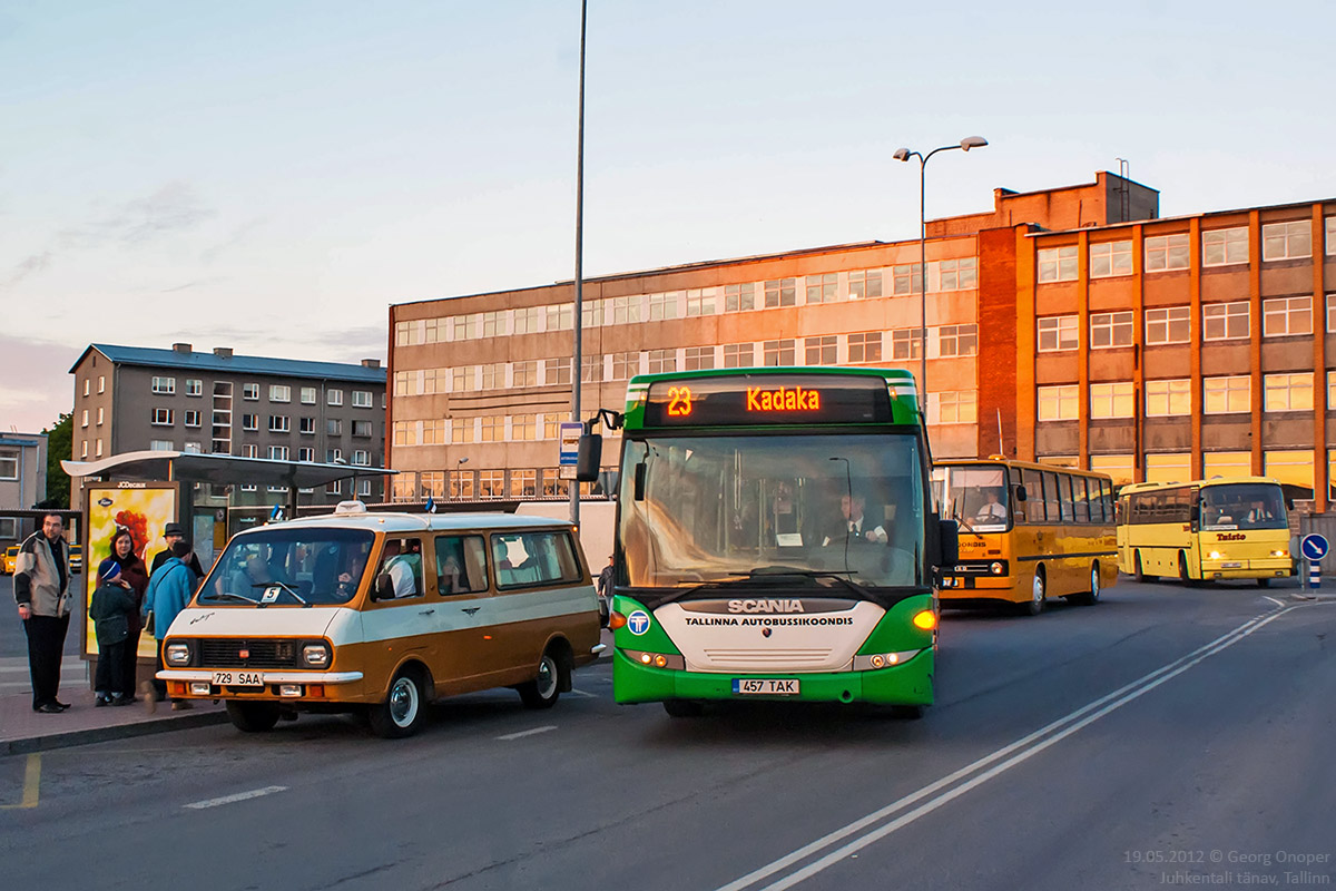 Эстония, РАФ-2203 № 729 SAA; Эстония, Scania OmniLink II № 1457; Эстония — Ежегодная выставка старых автобусов