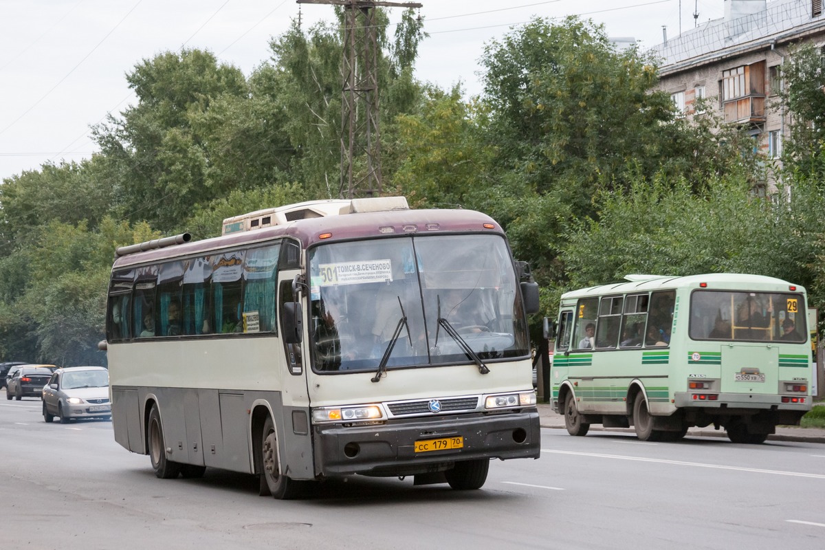 Томская область, Kia Granbird № СС 179 70; Томская область, ПАЗ-32054 № О 550 ХВ 70