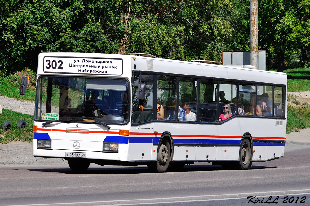 Липецкая область, Mercedes-Benz O405N2 № Н 451 РА 48