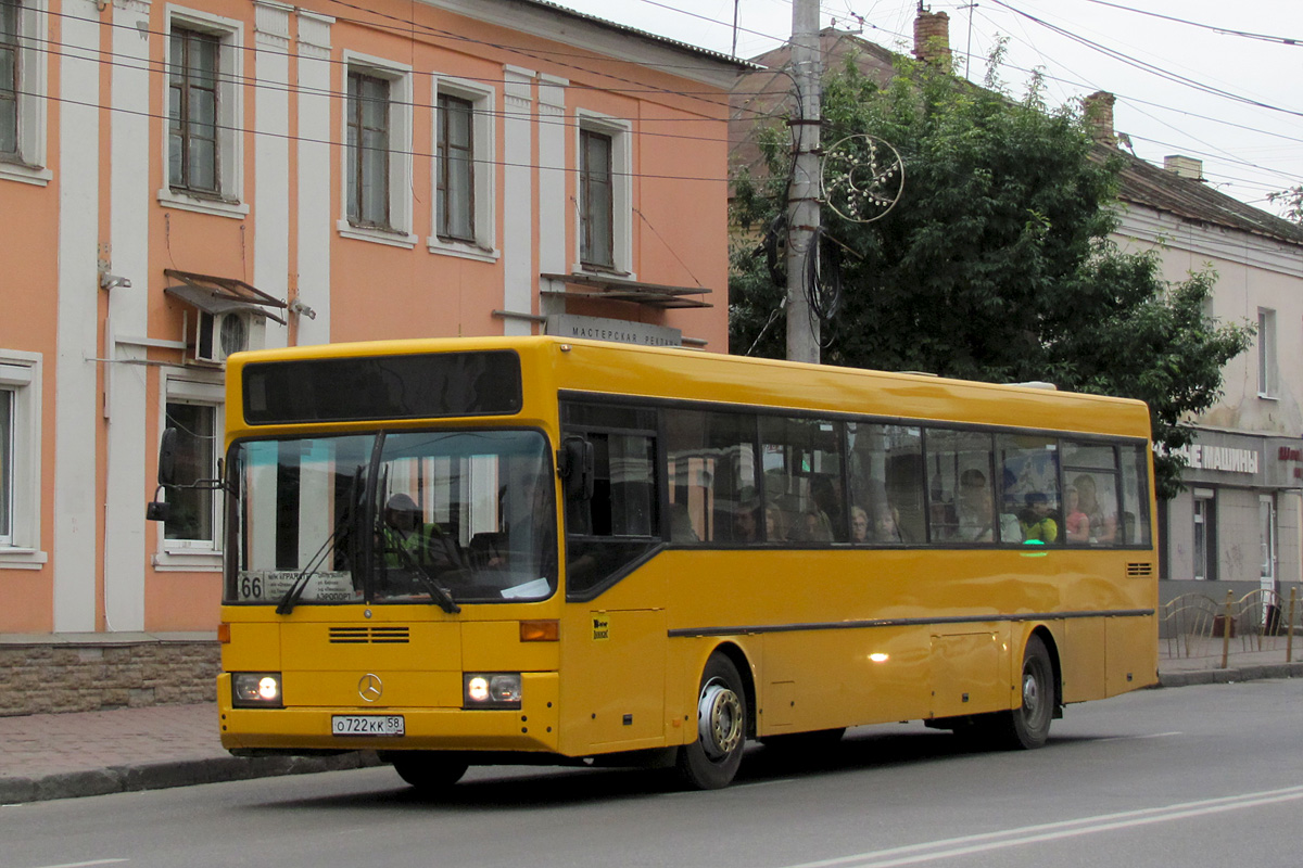 Penza region, Mercedes-Benz O405 # О 722 КК 58