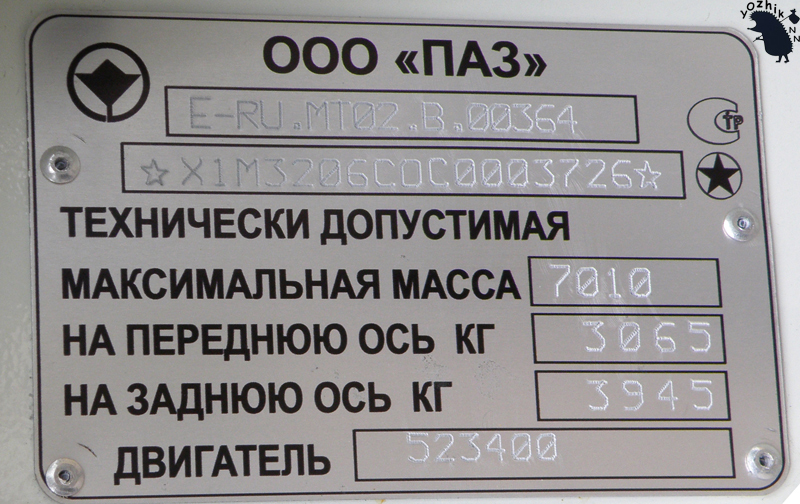 Нижегородская область, ПАЗ-3206-110 № ПАЗ-3206; Нижегородская область — Выставка, посвященная 80-летию завода ПАЗ