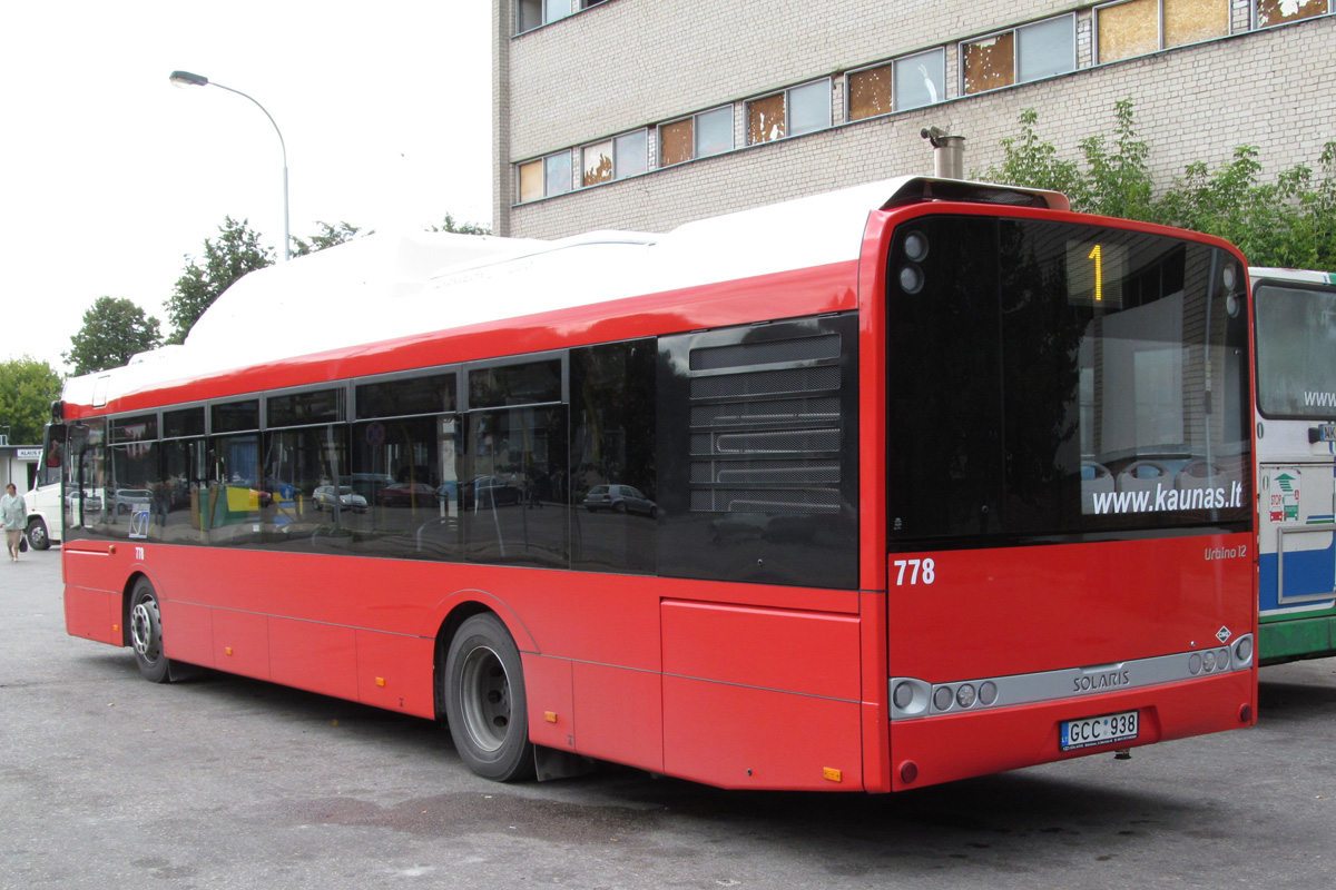 Литва, Solaris Urbino III 12 CNG № 778