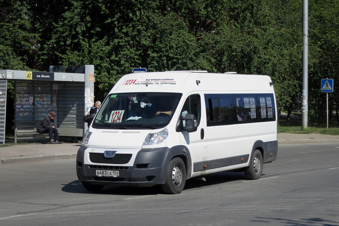 Новосибирская область, Нижегородец-2227SK (Peugeot Boxer) № В 483 СА 154