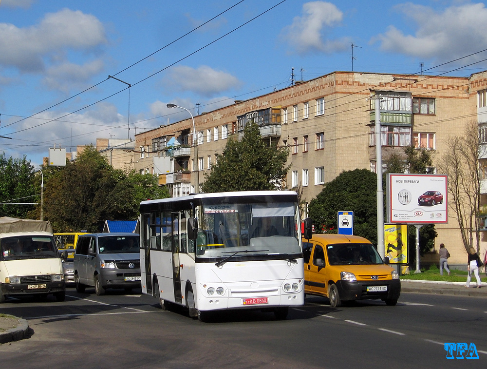 Volinskaya region, Bogdan A20110 # Т1 КВ 0840; Volinskaya region — New buses "Bohdan"