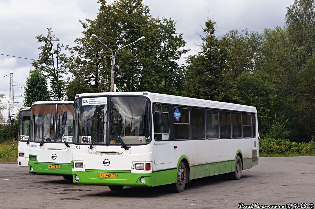 Санкт-Петербург, ЛиАЗ-5256.25 № 3052