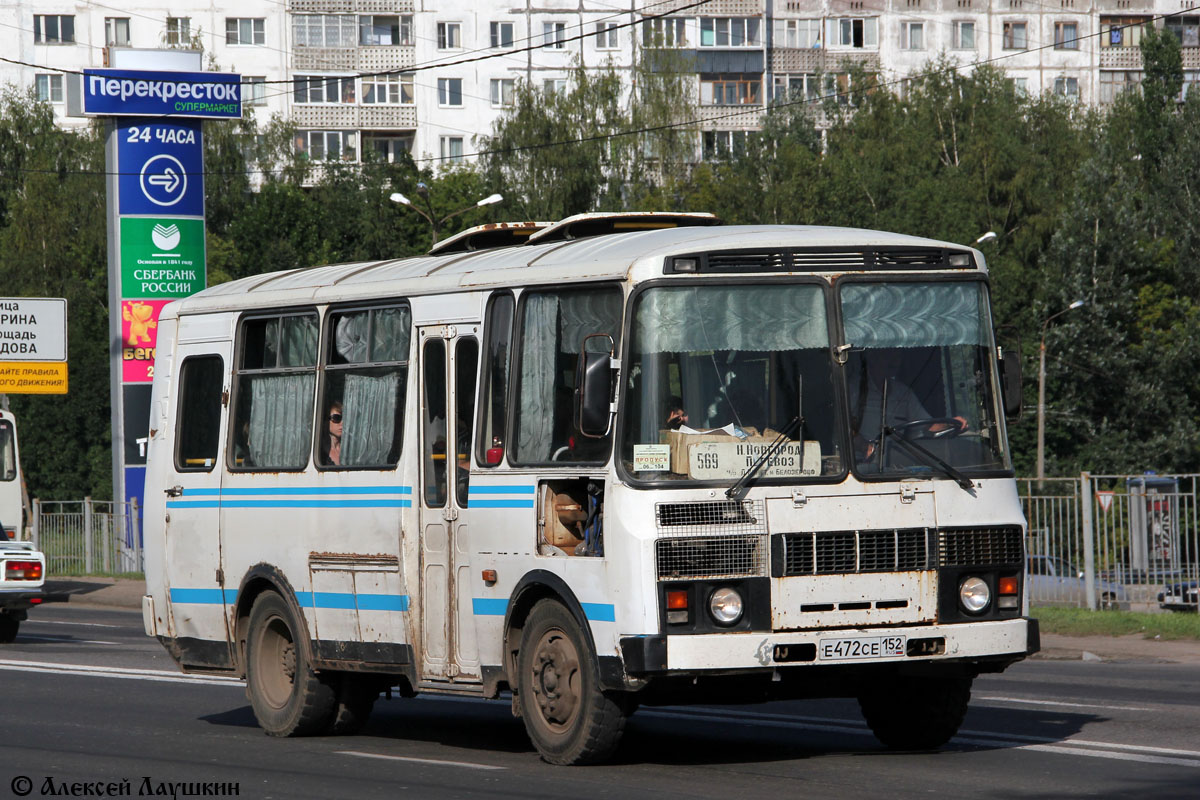 Нижегородская область, ПАЗ-32053 № Е 472 СЕ 152