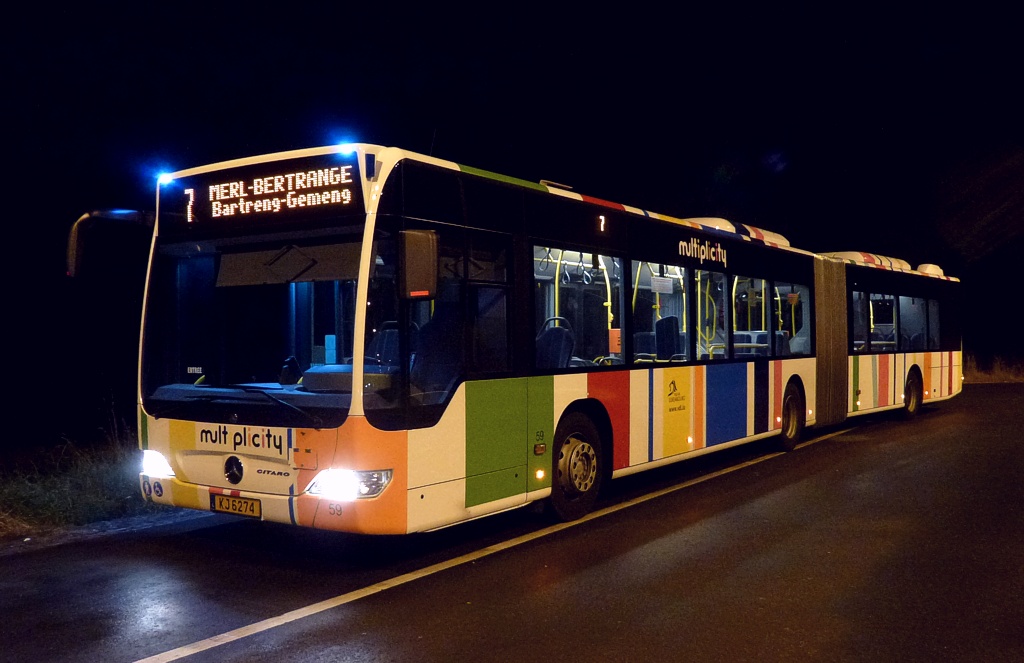 Люксембург, Mercedes-Benz O530G Citaro facelift G № 59