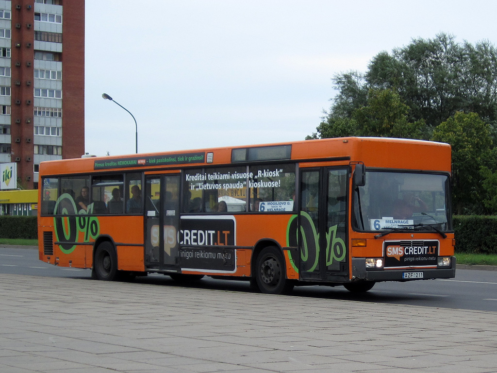 Литва, Mercedes-Benz O405N № AZF 211