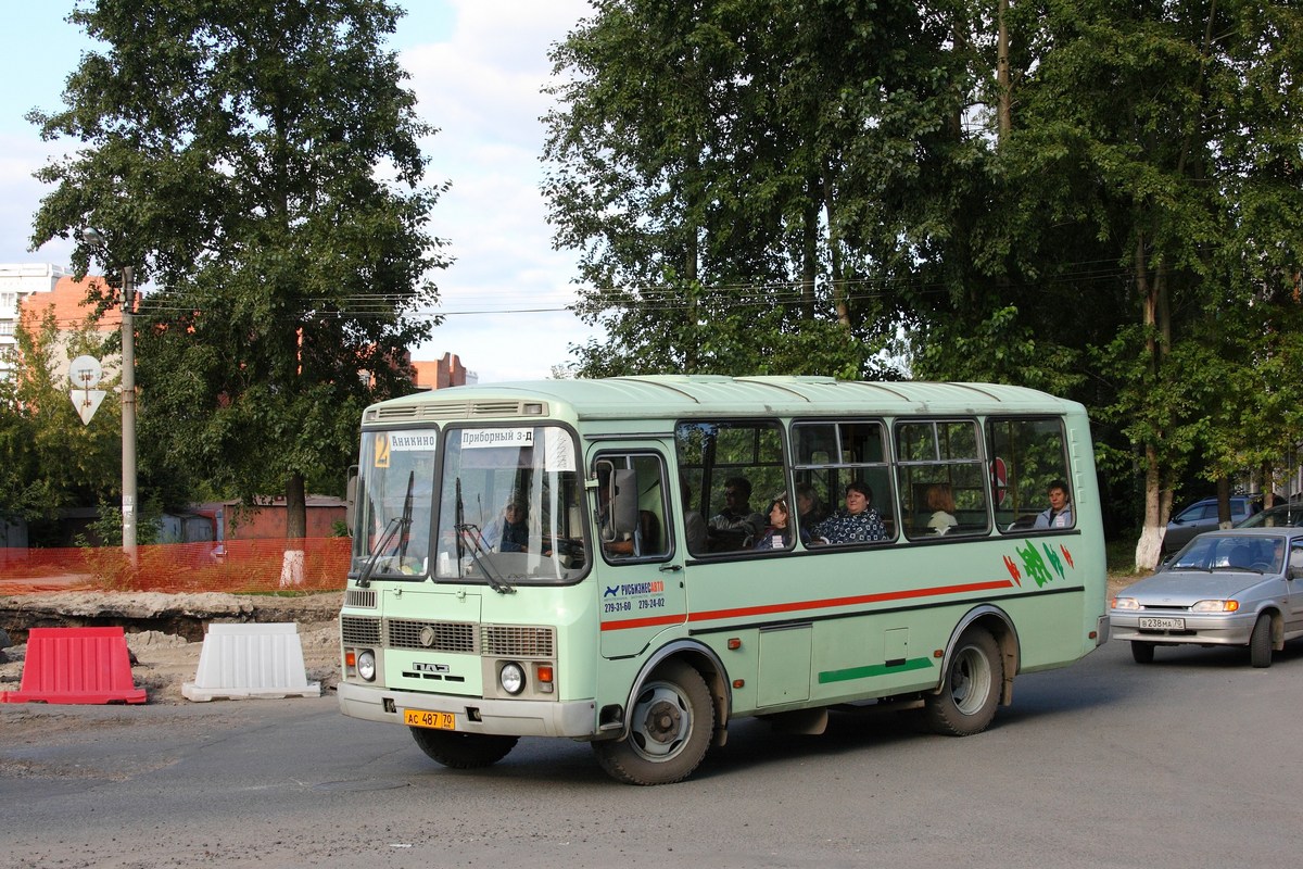 Томская область, ПАЗ-32054 № АС 487 70