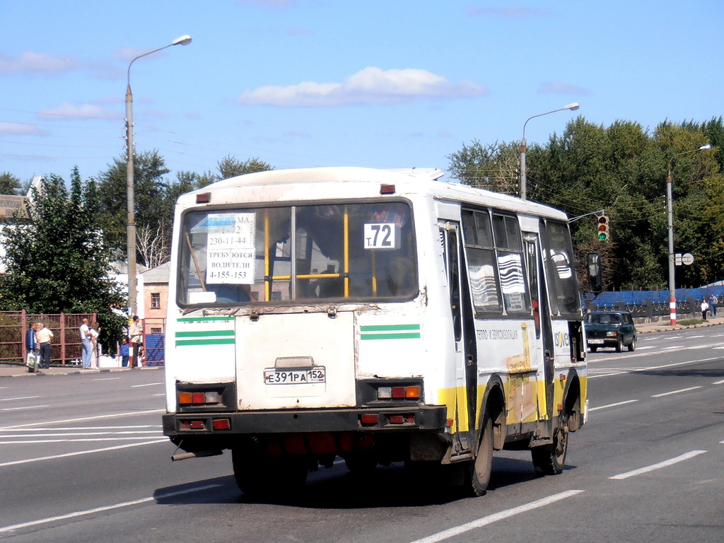 Нижегородская область, ПАЗ-32054 № Е 391 РА 152