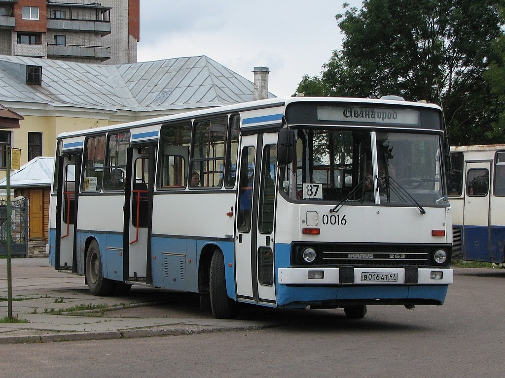 Ленинградская область, Ikarus 263.10 № 0016