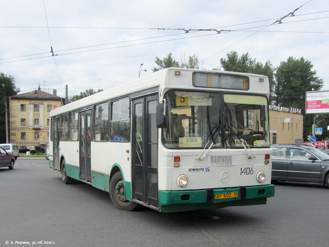 Санкт-Петербург, ЛиАЗ-5256.25 № 1406