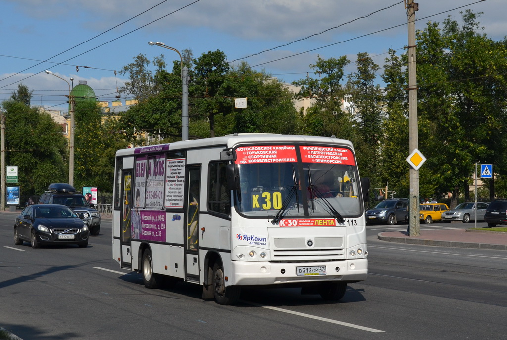 Санкт-Петербург, ПАЗ-320402-03 № 113