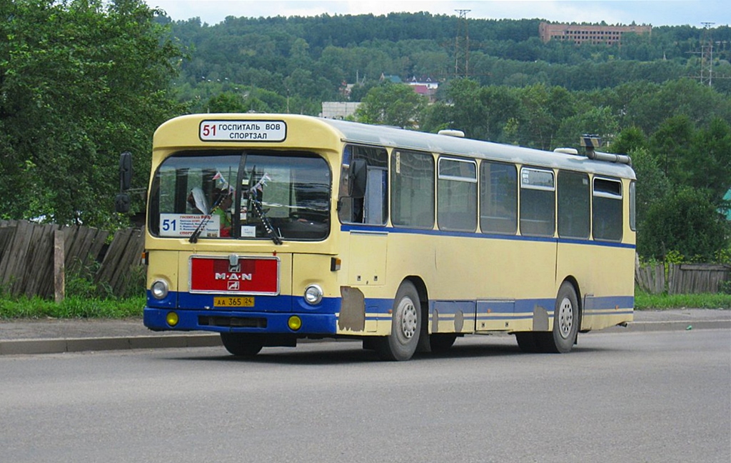 Красноярский край, MAN 192 SL200 № АА 365 24