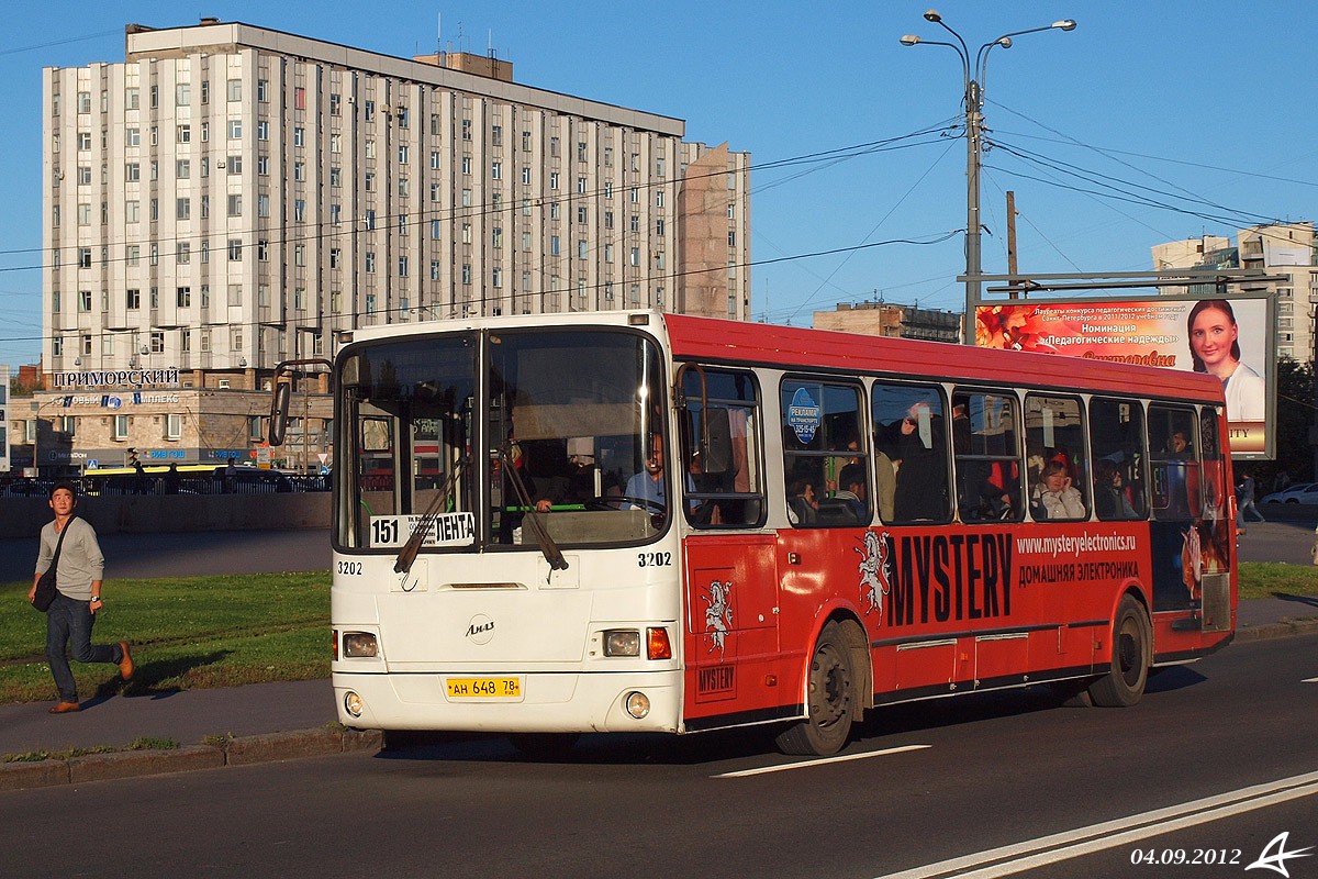 Санкт-Петербург, ЛиАЗ-5256.26 № 3202