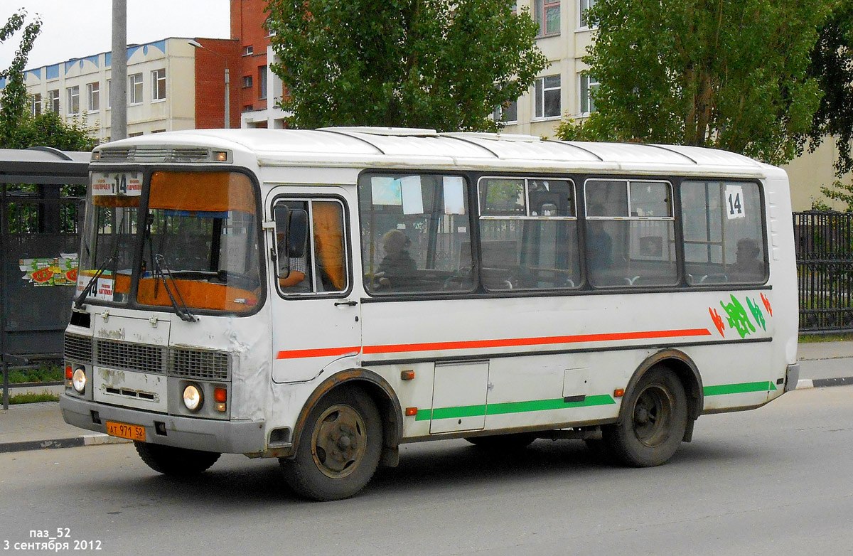 Нижегородская область, ПАЗ-32054 № АТ 971 52