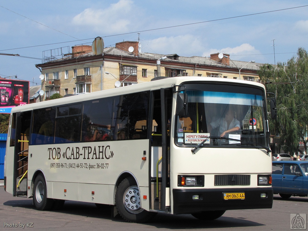 Житомирская область, ЛАЗ-4207JN "Лайнер-10" № AM 0863 AA