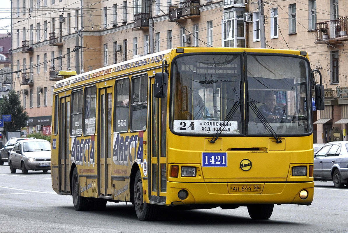 Omsk region, LiAZ-5256.45 Nr. 1421