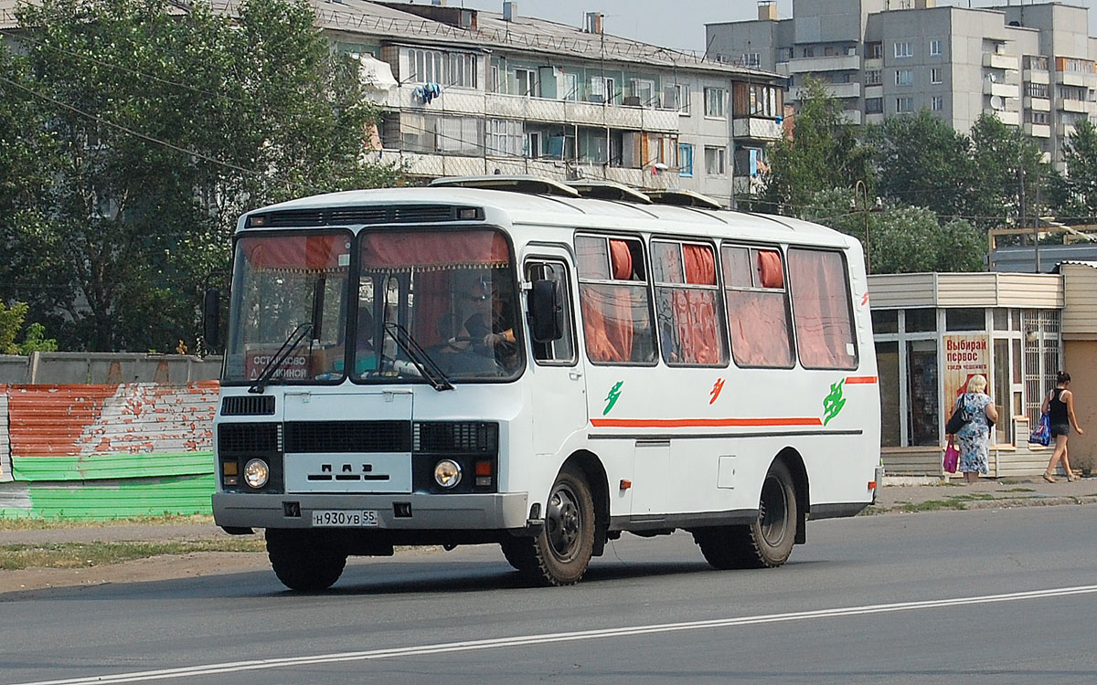 Омская область, ПАЗ-32051-110 № Н 930 УВ 55