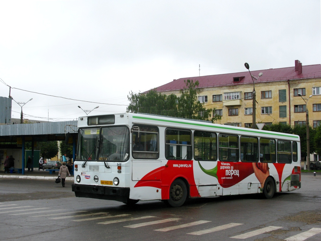 Чувашия, ЛиАЗ-5256.30 № 2412