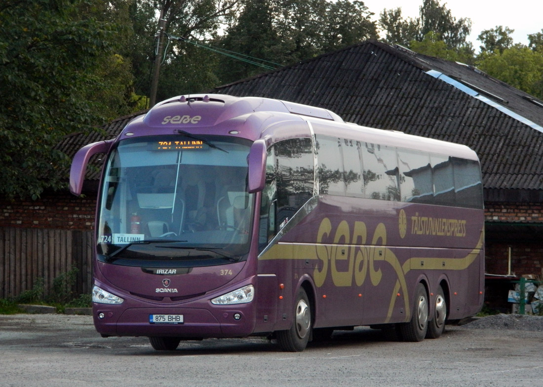 Эстония, Irizar i6 15-3,7 № 374