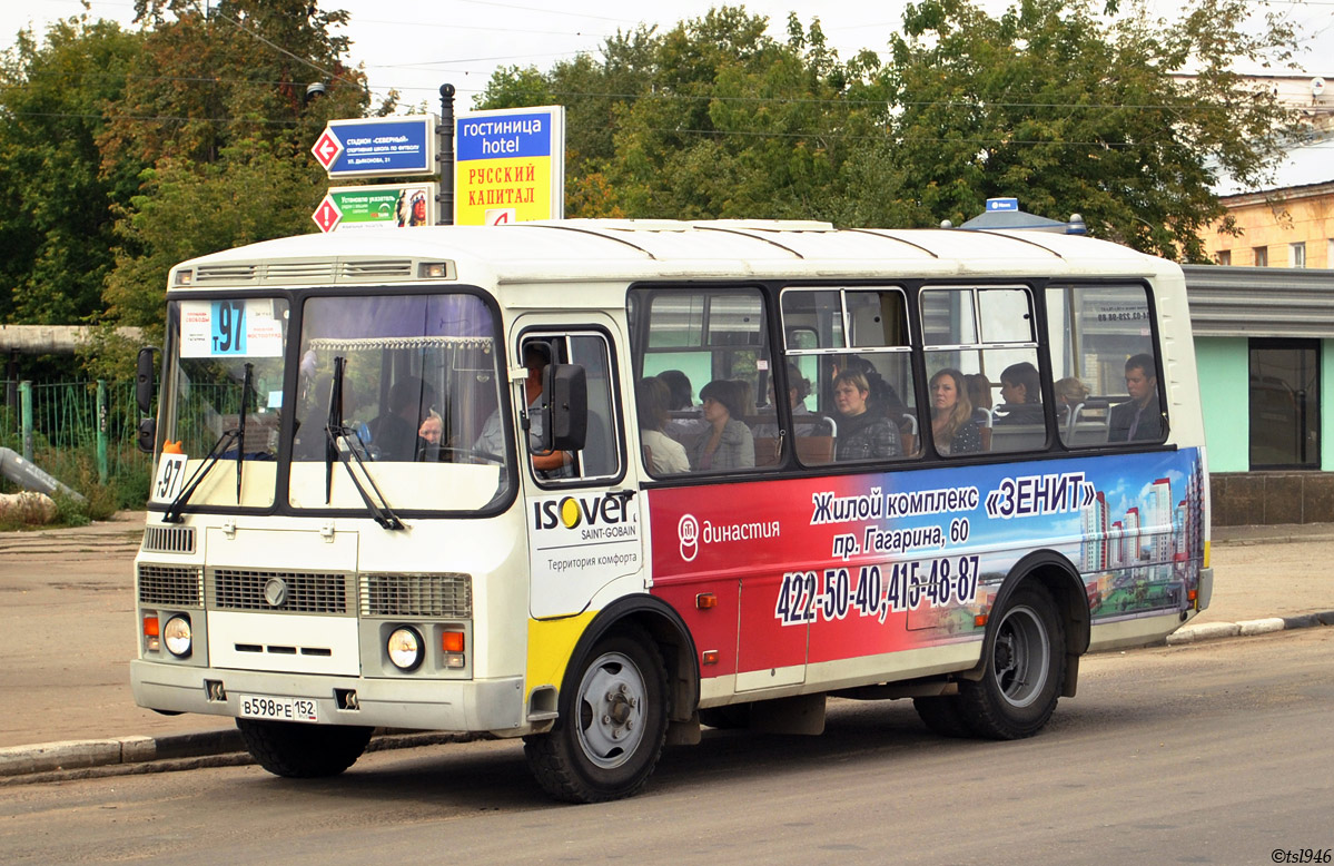 Нижегородская область, ПАЗ-32054 № В 598 РЕ 152