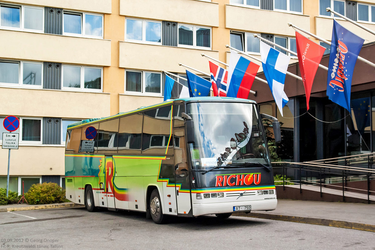 Latvia, Drögmöller EuroComet (Volvo B12-600) Nr. AT-750