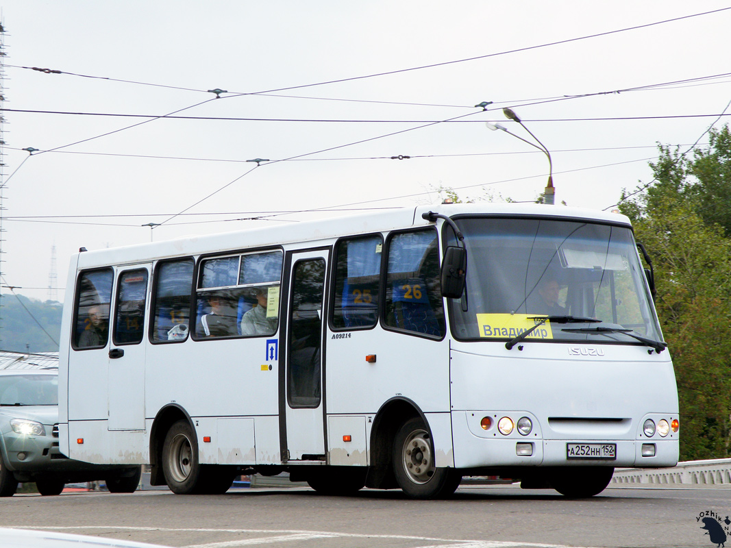 Нижегородская область, ЧА A09214 № А 252 НН 152