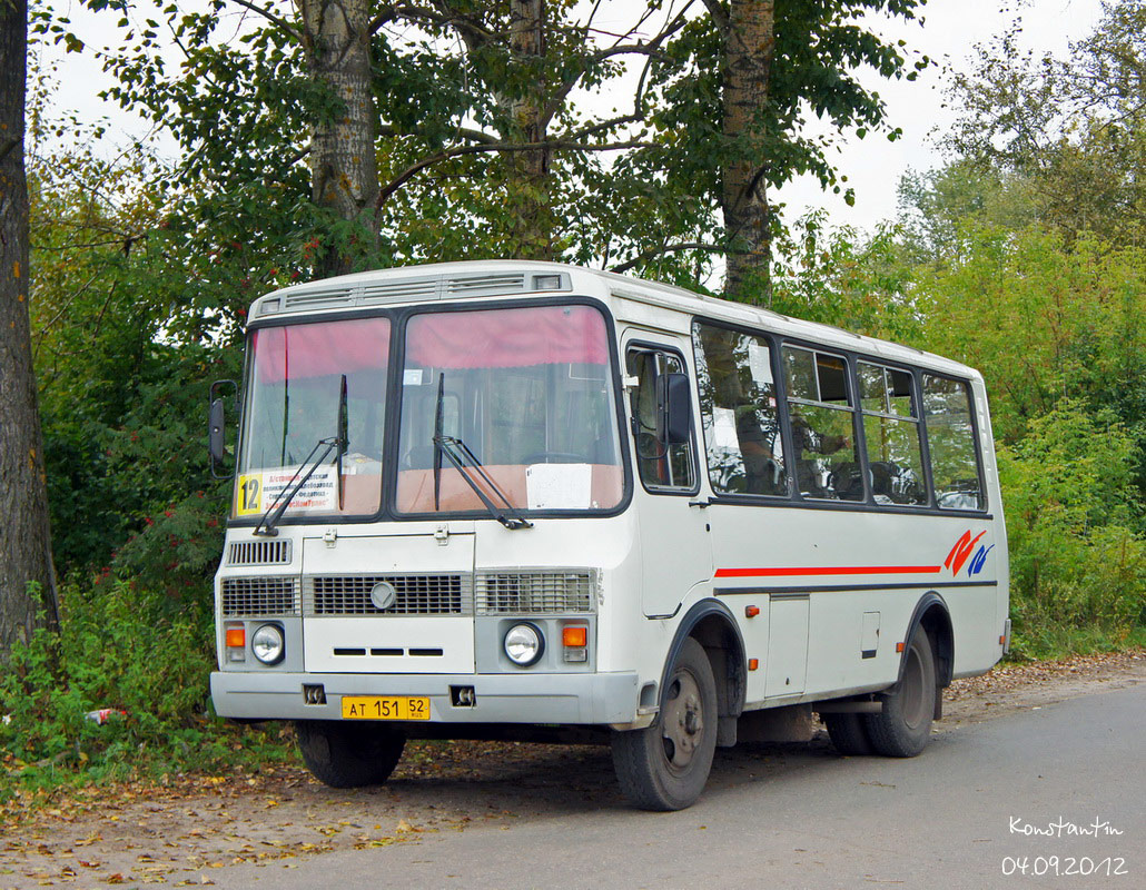 Нижегородская область, ПАЗ-32054-07 № АТ 151 52