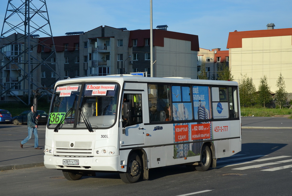 Санкт-Петербург, ПАЗ-320402-05 № 3002