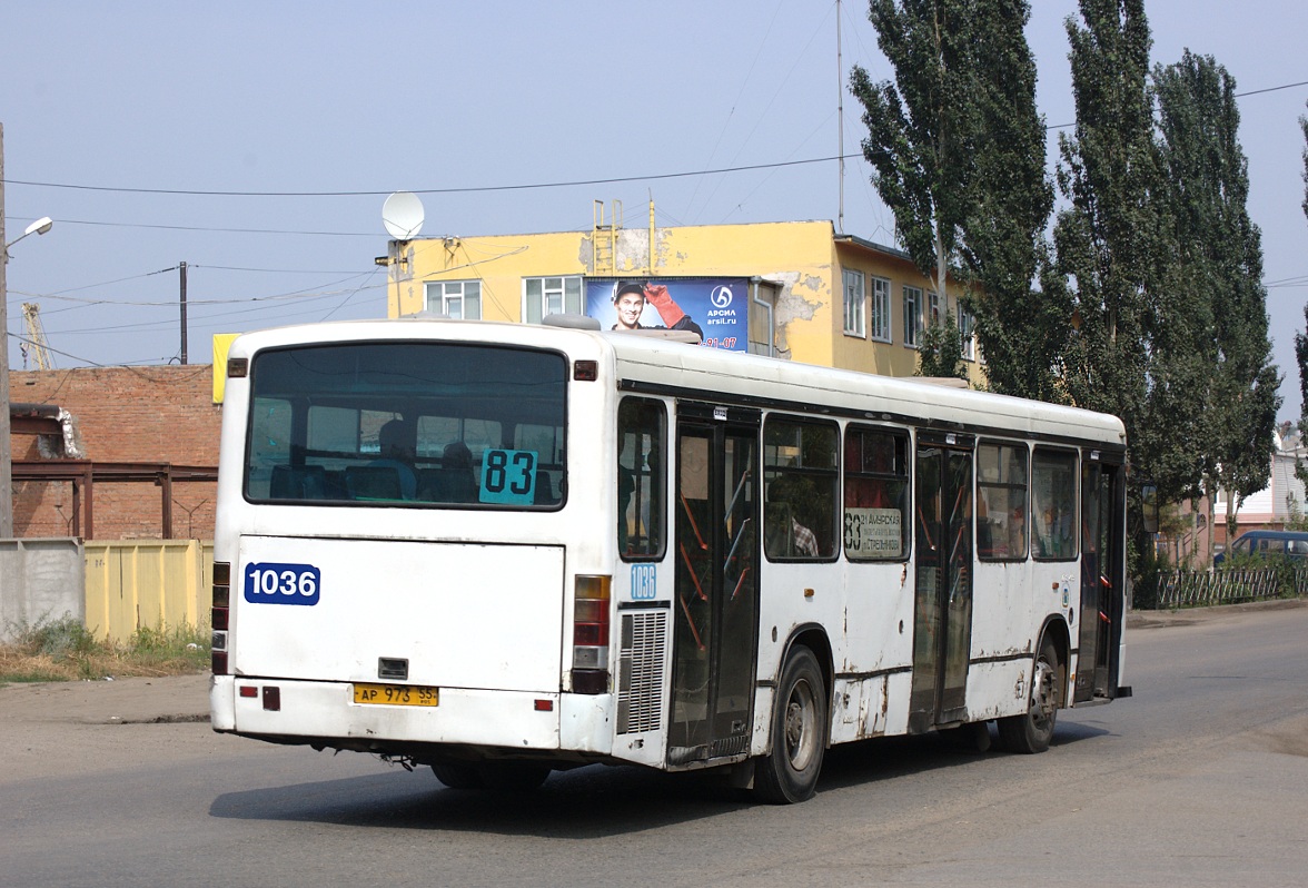 Омская область, Mercedes-Benz O345 № 1036