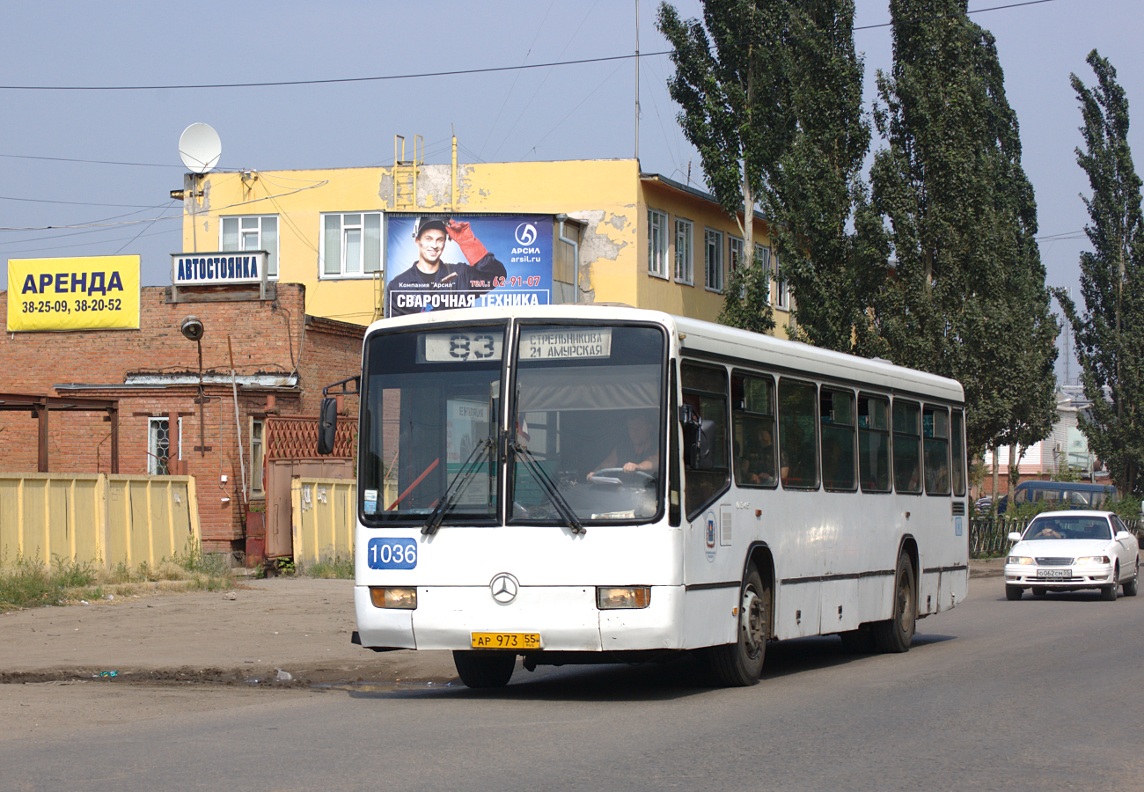 Омская область, Mercedes-Benz O345 № 1036